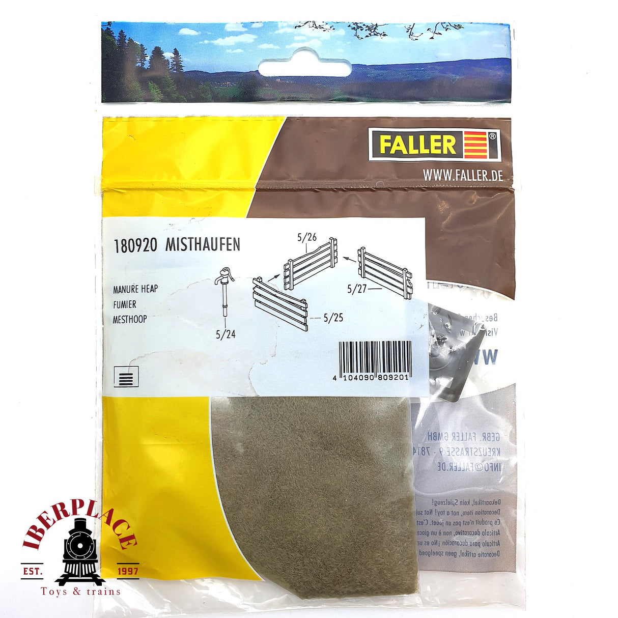 💡 Faller 180920 montón de estiércol kit de montaje H0 escala 1:87 E18