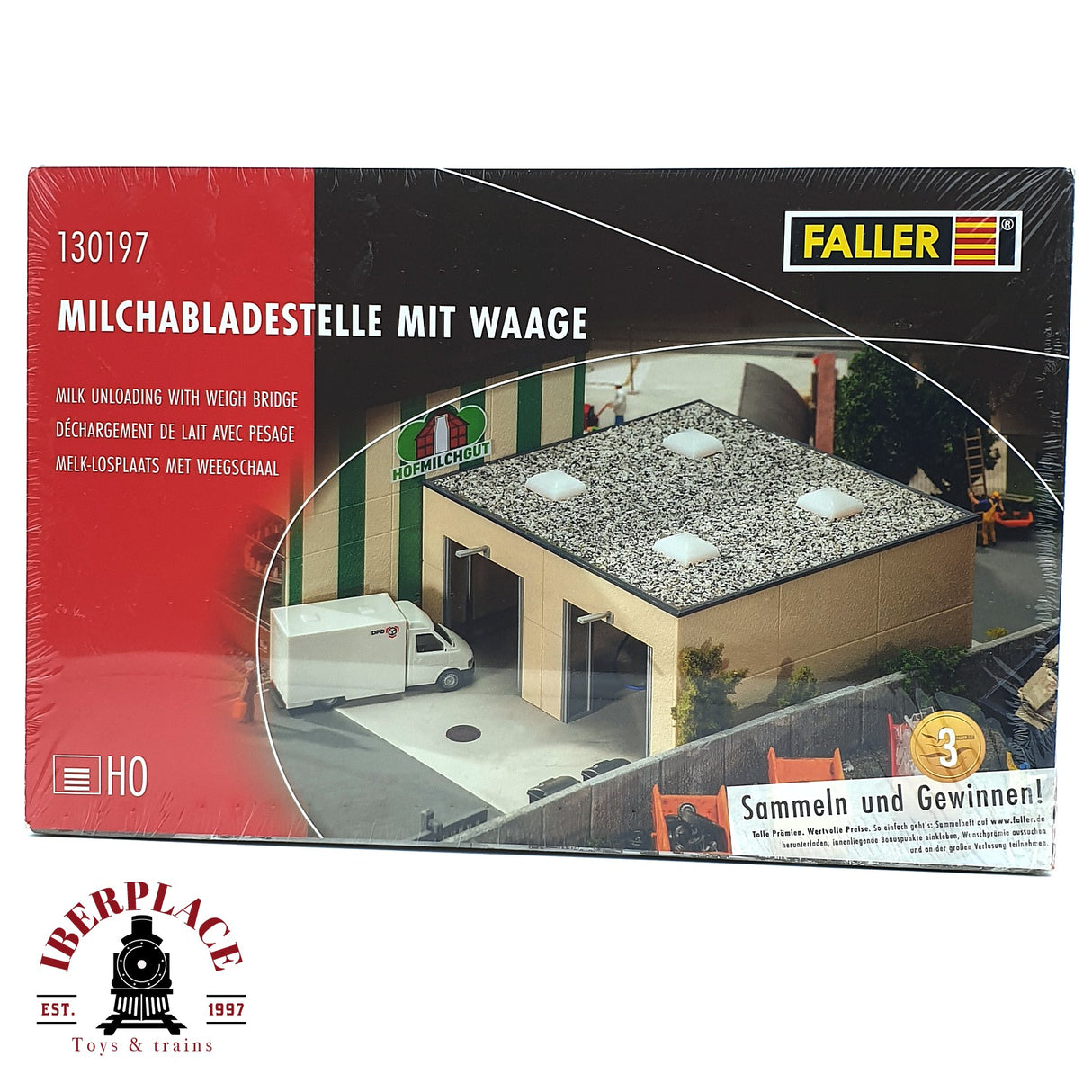 💡 Faller 130197 Descarga de leche con pesaje Kit de montaje H0 escala 1:87 E18