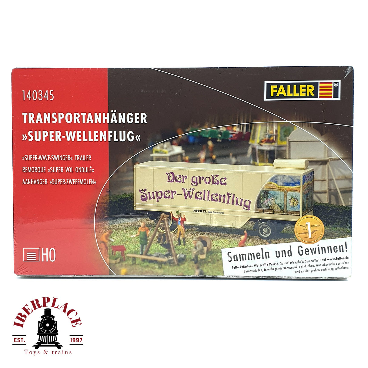 💡 Faller 140345 Remolque Super Wellenflug Kit de montaje H0 escala 1:87 E18