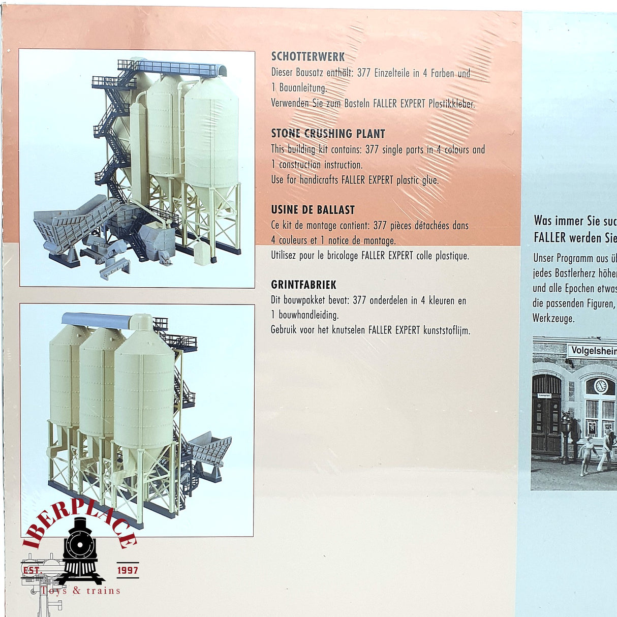 💡 Faller 130169 Planta de grava kit de montaje H0 escala 1:87 E18