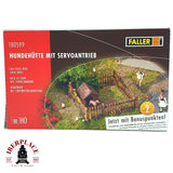 💡 Faller 180599 Caseta para perros con accionamiento servo Kit de montaje H0 escala 1:87 E18