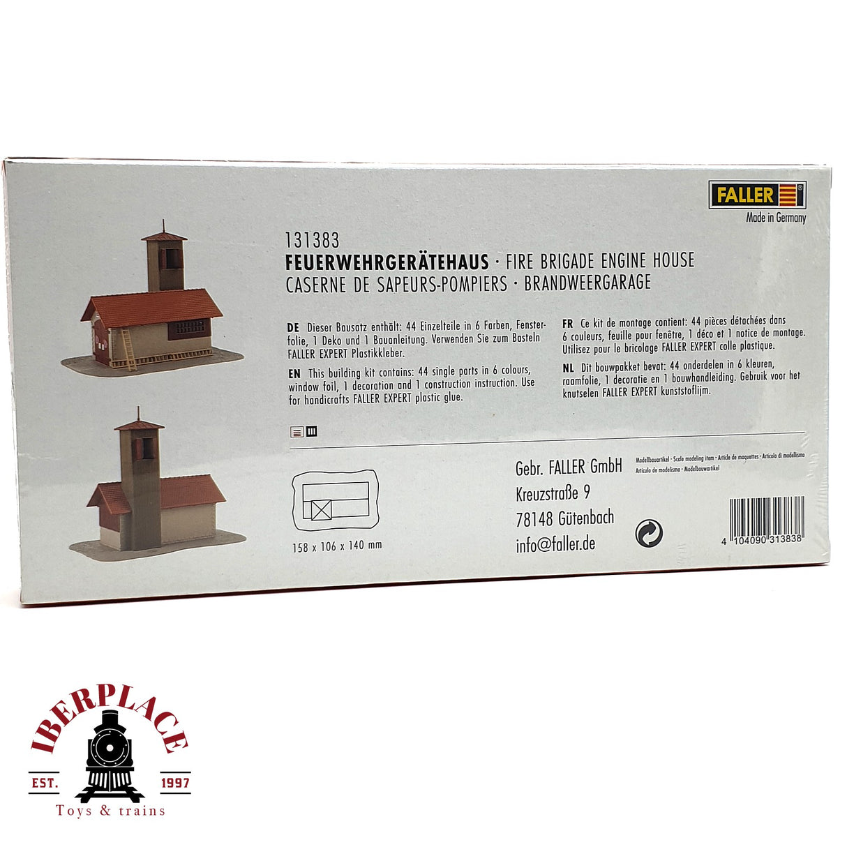 💡 Faller 131362 Cuartel de bomberos Kit de montaje H0 escala 1:87 E18