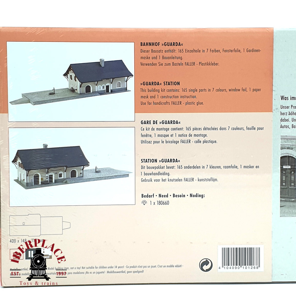 💡 Faller 110126 estación de tren Kit de montaje H0 escala 1:87 E18