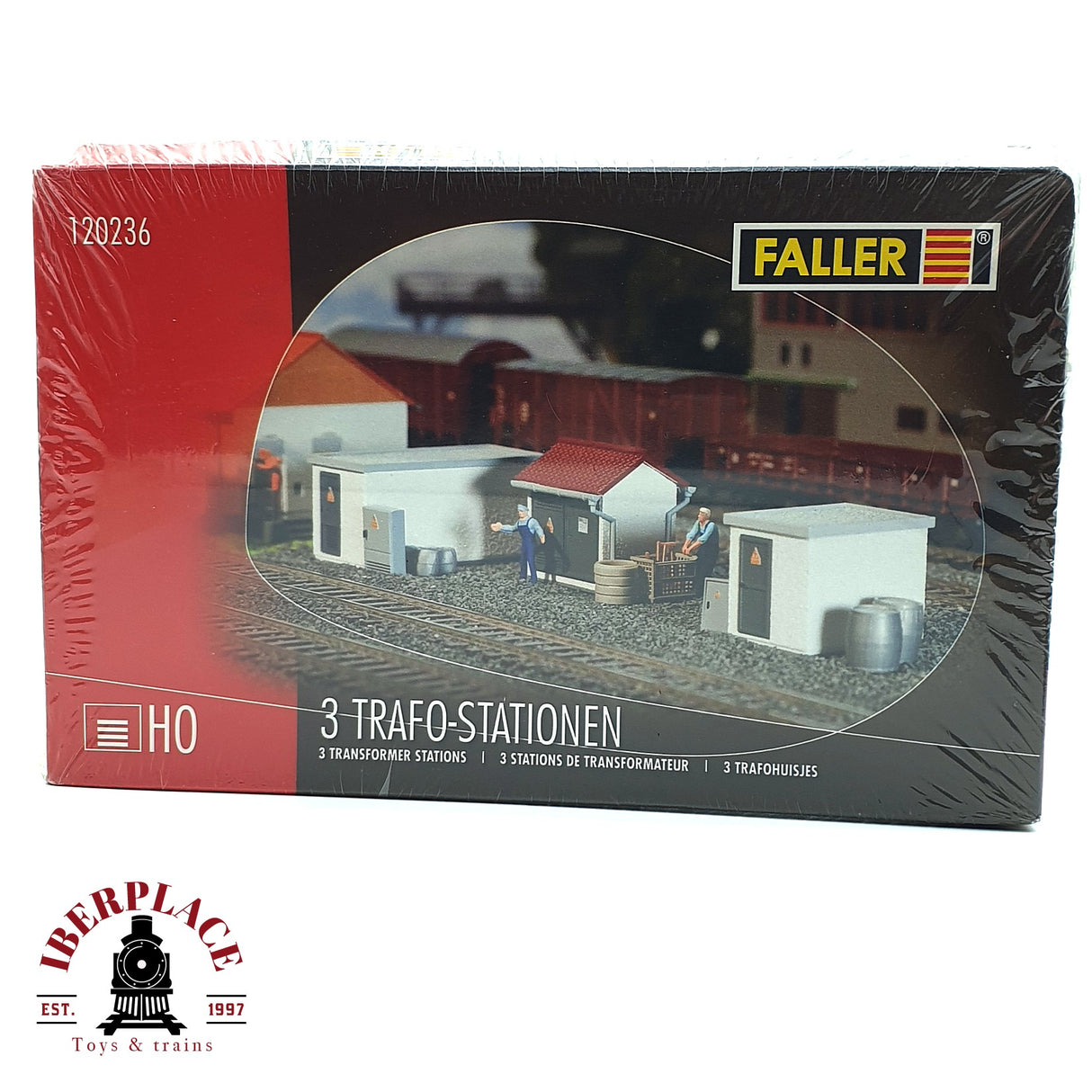 💡 Faller 120236 Estaciones de transformación Kit de montaje H0 escala 1:87 E18