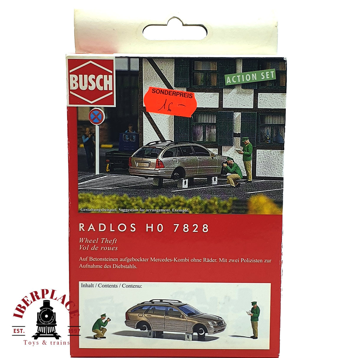 💡 Busch 7828 Sin ruedas set de acción Kit de montaje H0 escala 1:87 E18