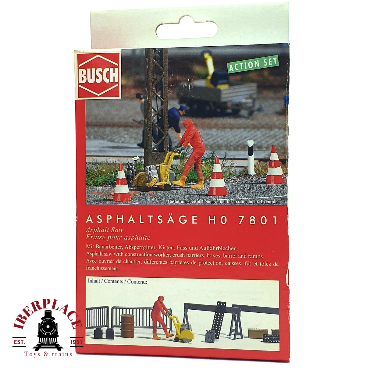 💡 Busch 7801 Sierra para asfalto Kit de montaje H0 escala 1:87 E18