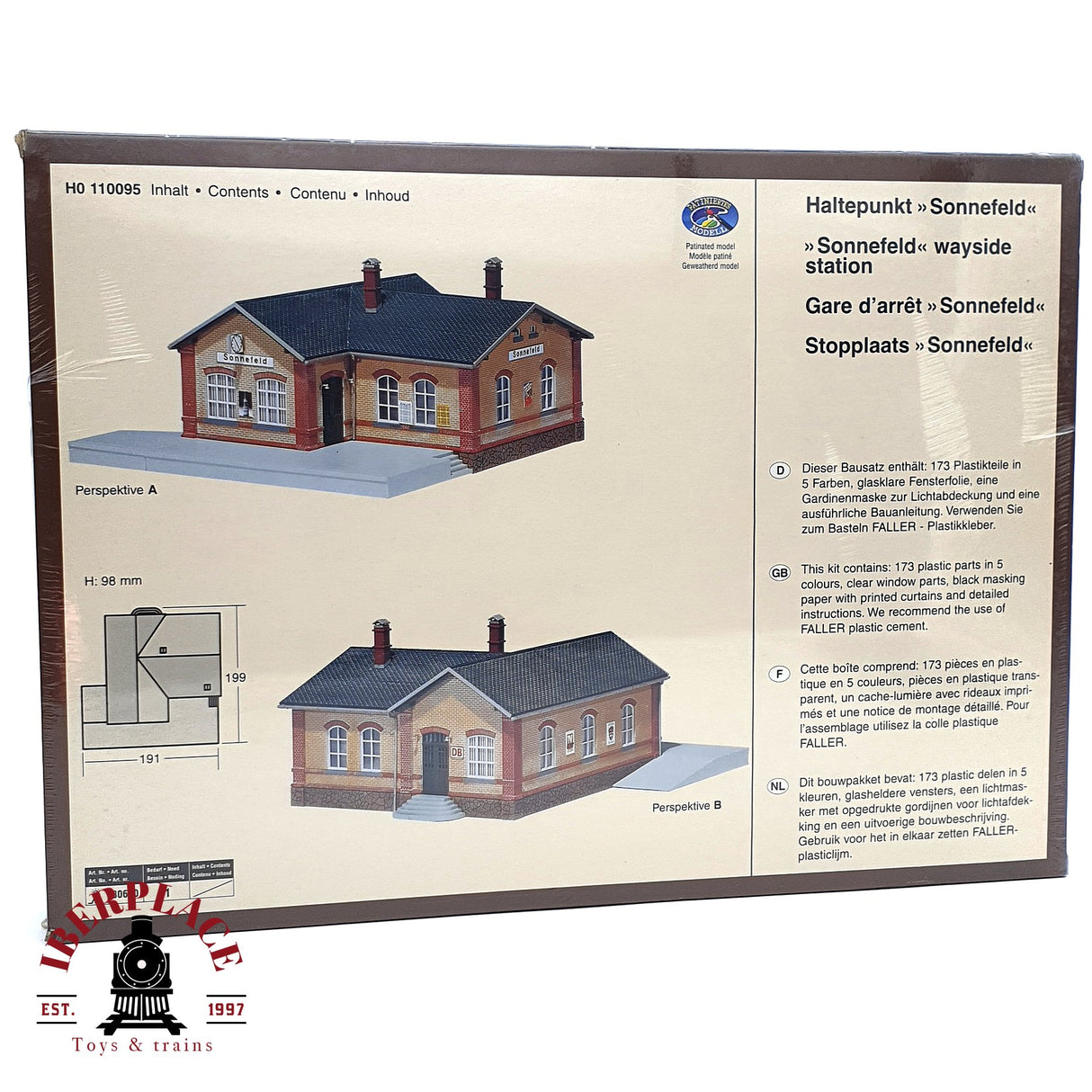 💡 Faller 110095 Parada de Sonnefeld Kit de montaje H0 escala 1:87 E18
