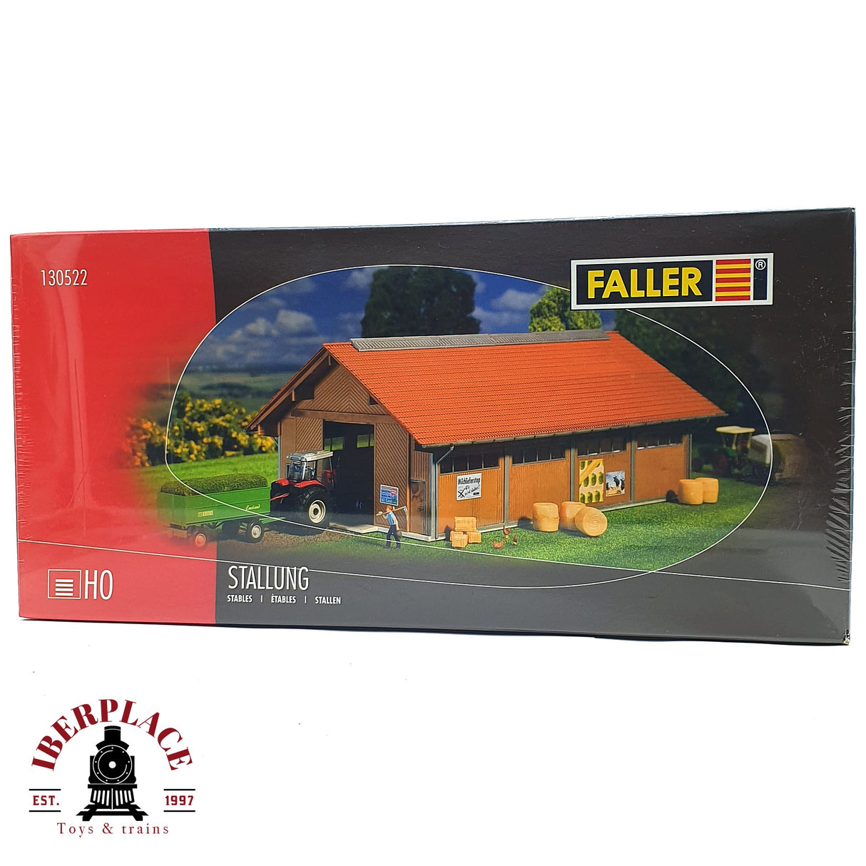 💡 Faller 130522 Establo Kit de montaje H0 escala 1:87 E18