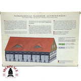 💡 Busch 1451  Garaje de vehículos del cuerpo de bomberos  Kit de montaje H0 escala 1:87 E18