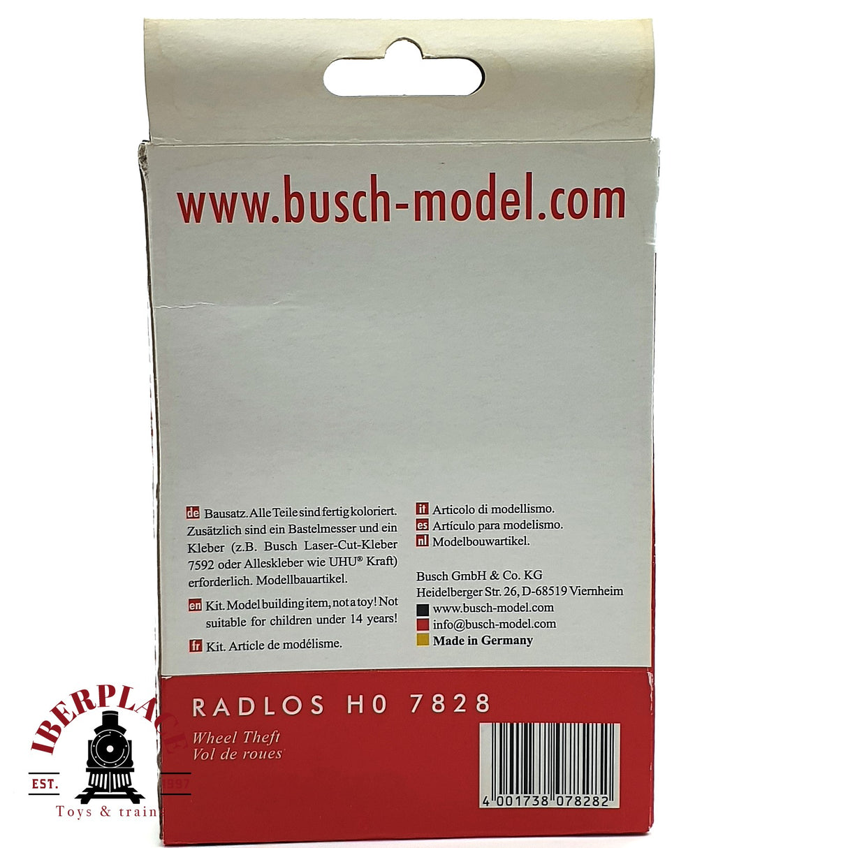 💡 Busch 7828 Sin ruedas set de acción Kit de montaje H0 escala 1:87 E18