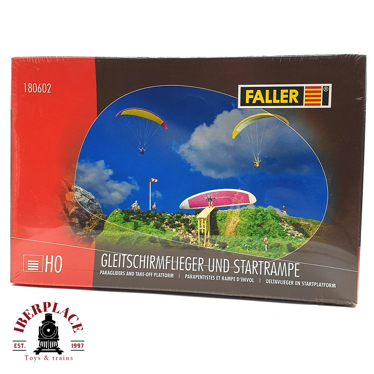 💡 Faller 180602 parapentistas en plataforma Kit de montaje H0 escala 1:87 E18