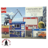 💡 Busch 1031 juego de contenedores para uso residencial y de oficina kit de montaje H0 escala 1:87 E18
