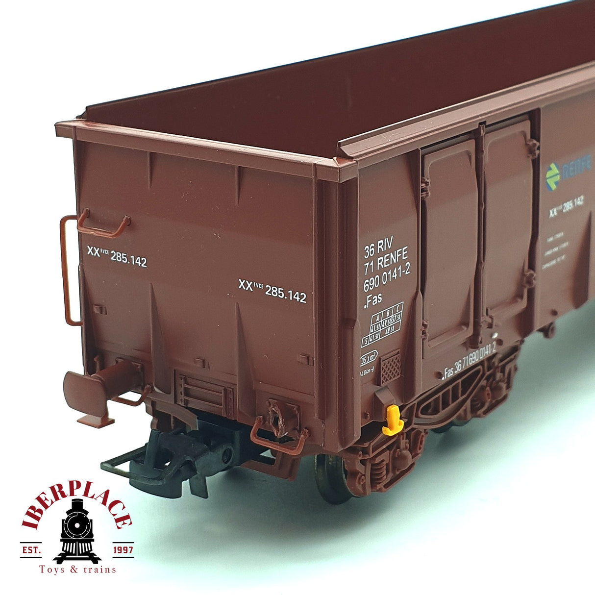 💡DC Electrotren 5351K vagón abierto Tranfesa RENFE Ep 4 H0 escala 1:87 A22
