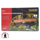 💡 Faller 120209 Pasarela peatonal cubierta kit de montaje H0 escala 1:87 E18