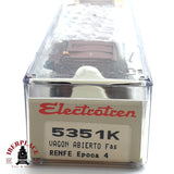 💡DC Electrotren 5351K vagón abierto Tranfesa RENFE Ep 4 H0 escala 1:87 A22