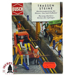 💡 Busch 1493 Marcadores para tuberías de agua y gas Kit de montaje H0 escala 1:87 E18