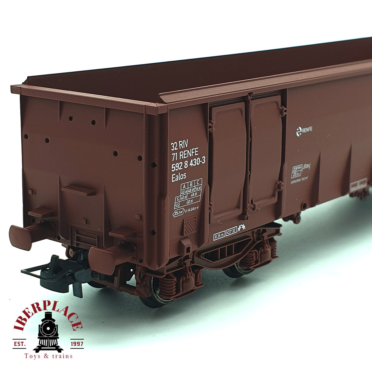 💡DC Electrotren 5372K vagón abierto Ealos RENFE Ep 5 H0 escala 1:87 A22