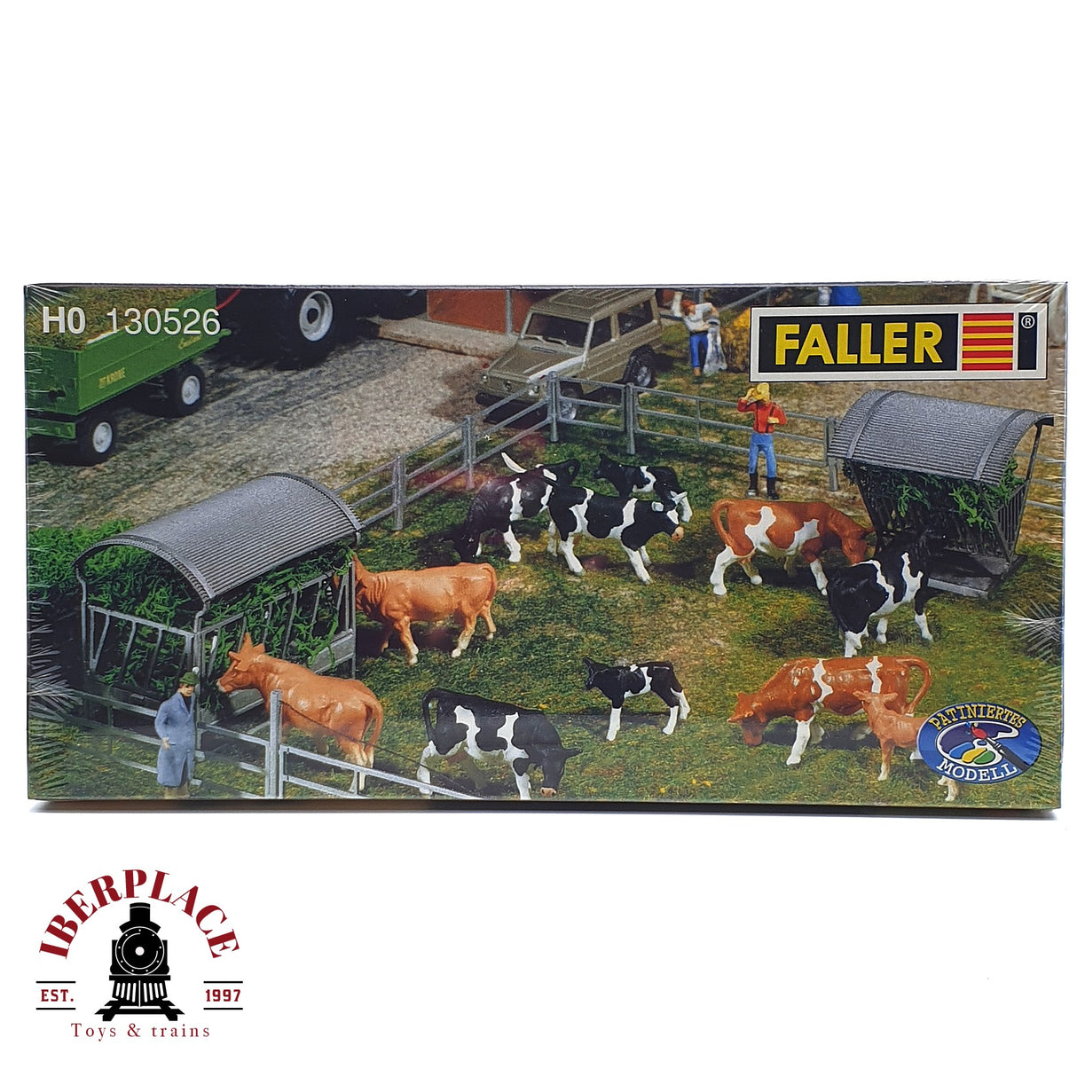 💡 Faller 130526 Comederos de forraje Kit de montaje H0 escala 1:87 E18