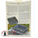 💡 Busch 1079 Deposito auxiliar para extinción incendios Kit de montaje H0 escala 1:87 E18