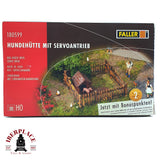 💡 Faller 180599 Caseta para perros con accionamiento servo Kit de montaje H0 escala 1:87 E18