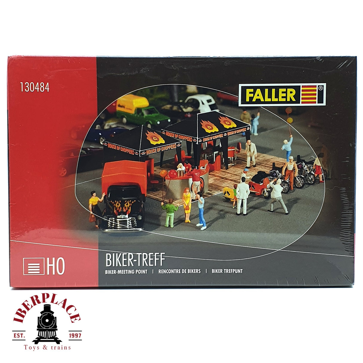 💡 Faller 130484 Punto de encuentro para motociclistas Kit de montaje H0 escala 1:87 E18