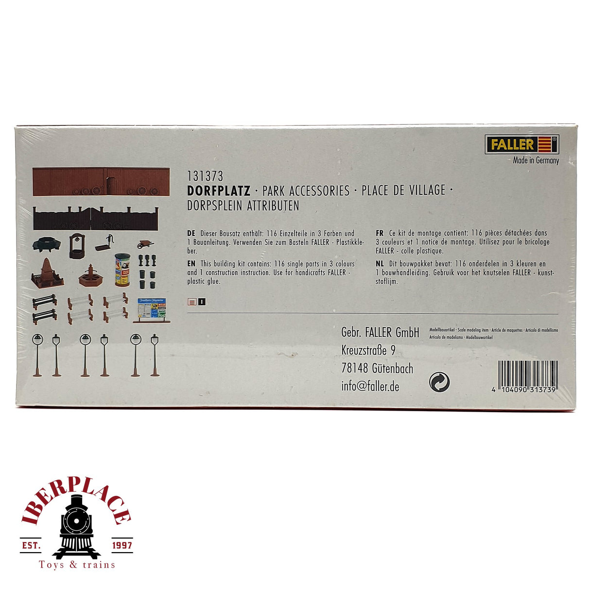 💡 Faller 131373 Plaza del pueblo Kit de montaje H0 escala 1:87 E18