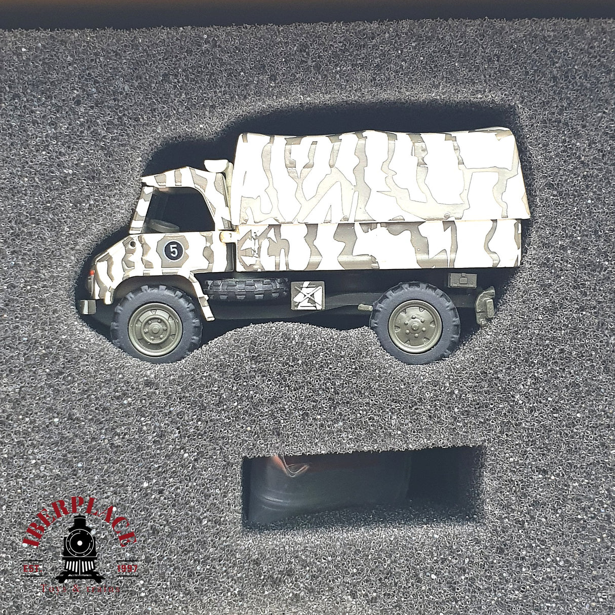 💡 Schuco 45 265 3000 Set Military 87 Camuflaje de invierno en metal H0 escala 1:87 E18