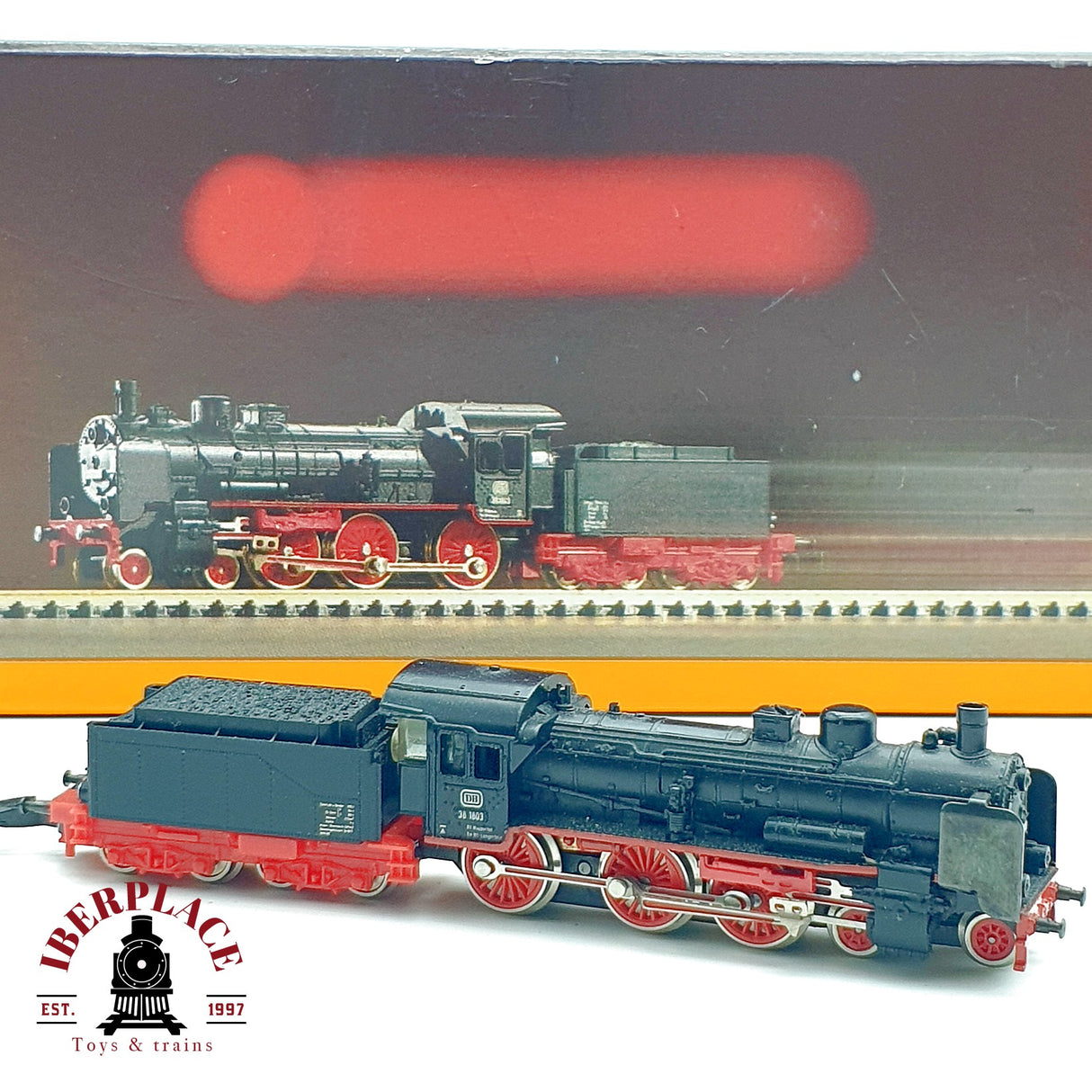 ♻️✨Märklin 8899 Locomotora Vapor BR 38 DB Época III Mini Club Escala Z 1:220
