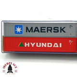 ♻️ Electrotren 0143 set de 4 contenedores internacional Maersk Evergreen Hyundai H0 escala 1:87 A27