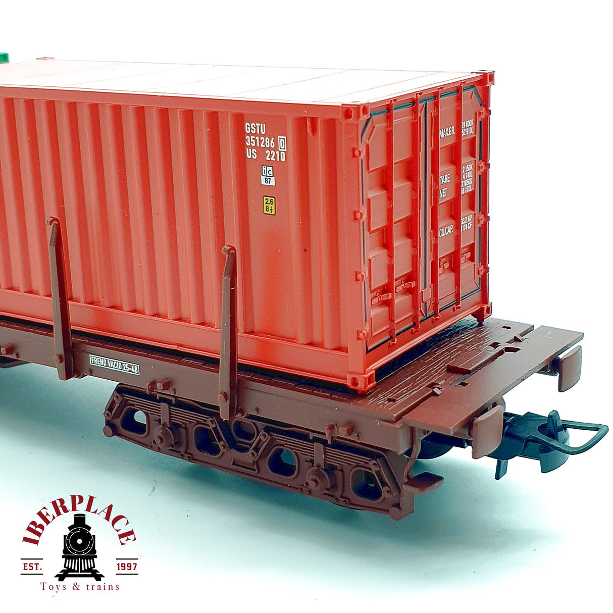 ♻️ Electrotren 5181K Vagon plataforma 3 contenedores Maersk RENFE H0 1:87 DC