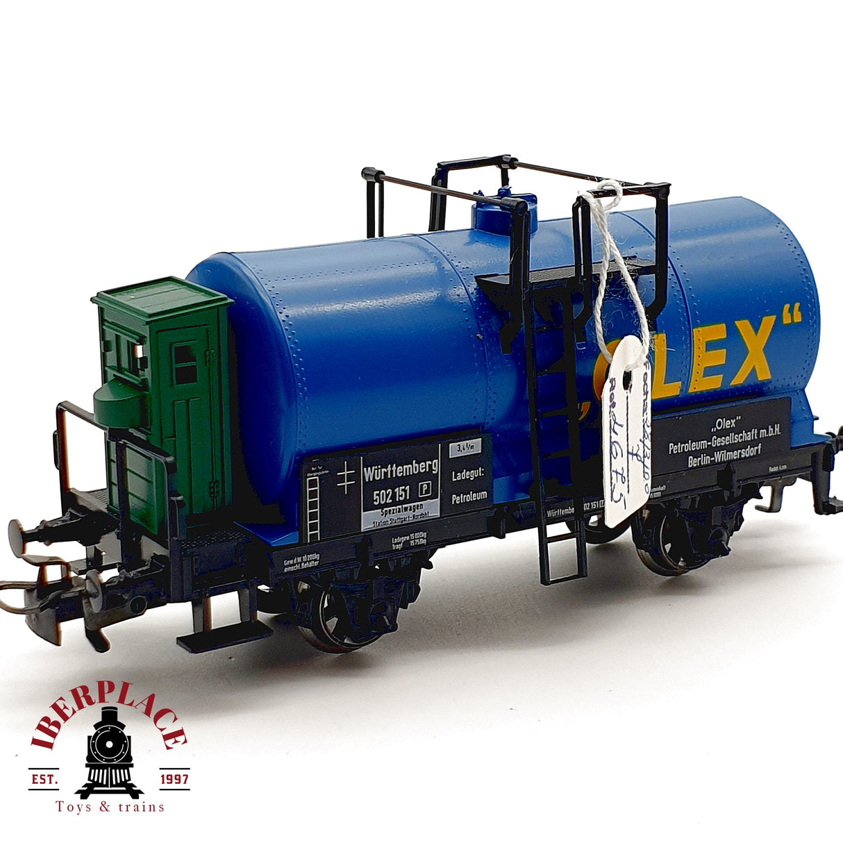 ♻️ Märklin 4675 Vagón Cisterna Garita Olex Petroleum K.W.St.E. AC H0 Escala 1:87