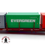 ♻️ Electrotren 5181K Vagon plataforma 3 contenedores Maersk RENFE H0 1:87 DC