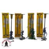 ♻️ 4x Märklin 7047 Farolas de estación H0 escala 1:87 E20 1/3