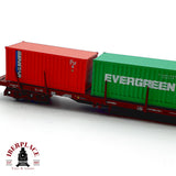 ♻️ Electrotren 5181K Vagon plataforma 3 contenedores Maersk RENFE H0 1:87 DC