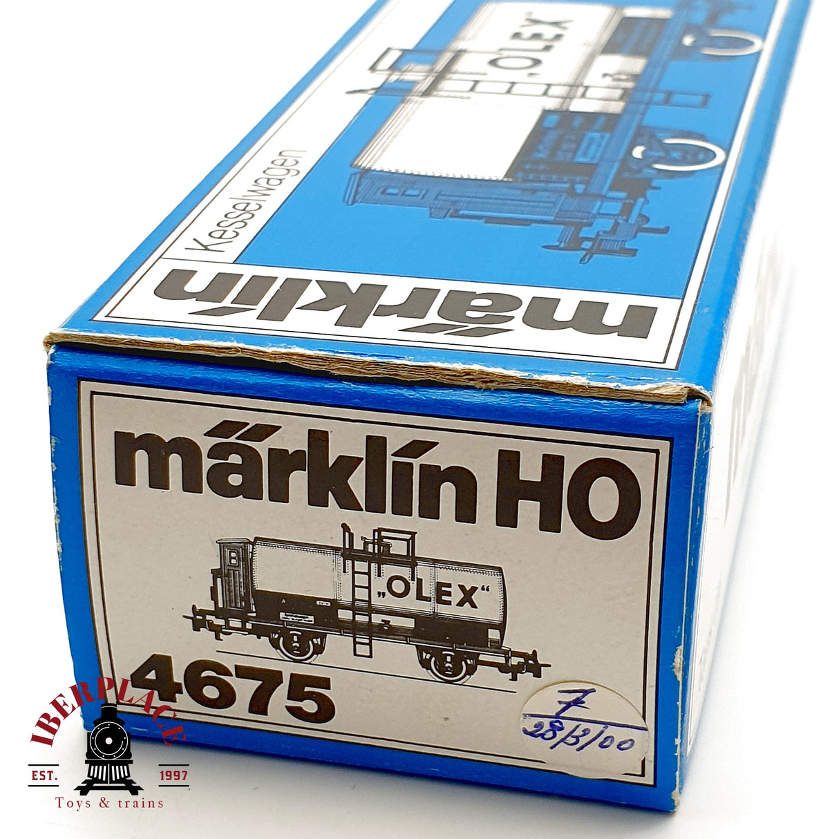 ♻️ Märklin 4675 Vagón Cisterna Garita Olex Petroleum K.W.St.E. AC H0 Escala 1:87