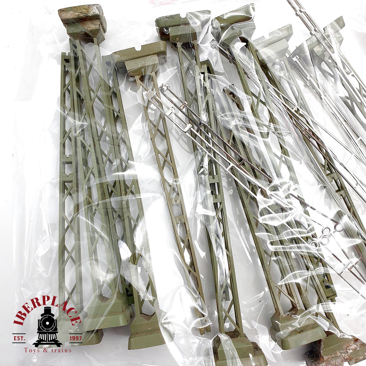 ♻️ Märklin 100x Catenaria 7016 7018 Postes Torre Hilos M-Gleis AC H0 escala 1:87