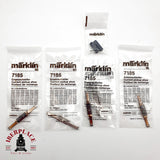 ♻️ Märklin Lote Recambios 7185 Patines Schleifer + Pieza Repuesto AC H0 Escala 1:87