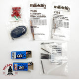 ♻️ Märklin Lote repuestos 7185 patin 7194 muelles 7079 linterna cola AC H0 Escala 1:87