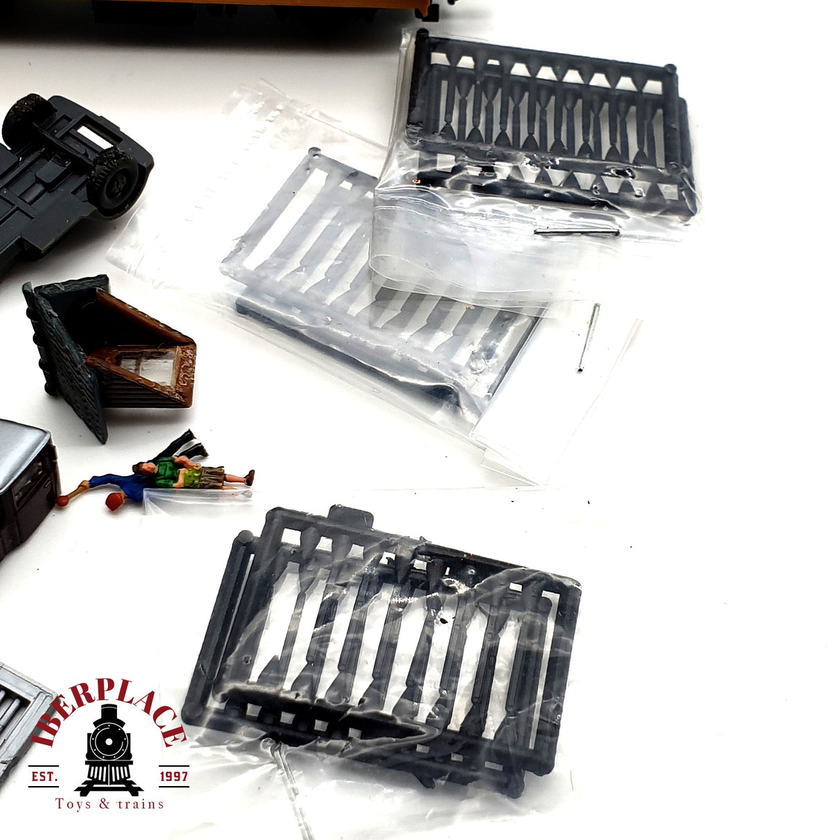 ♻️ Fleischmann vagón piezas accesorios vallas caseta etc N escala 1:160 V10