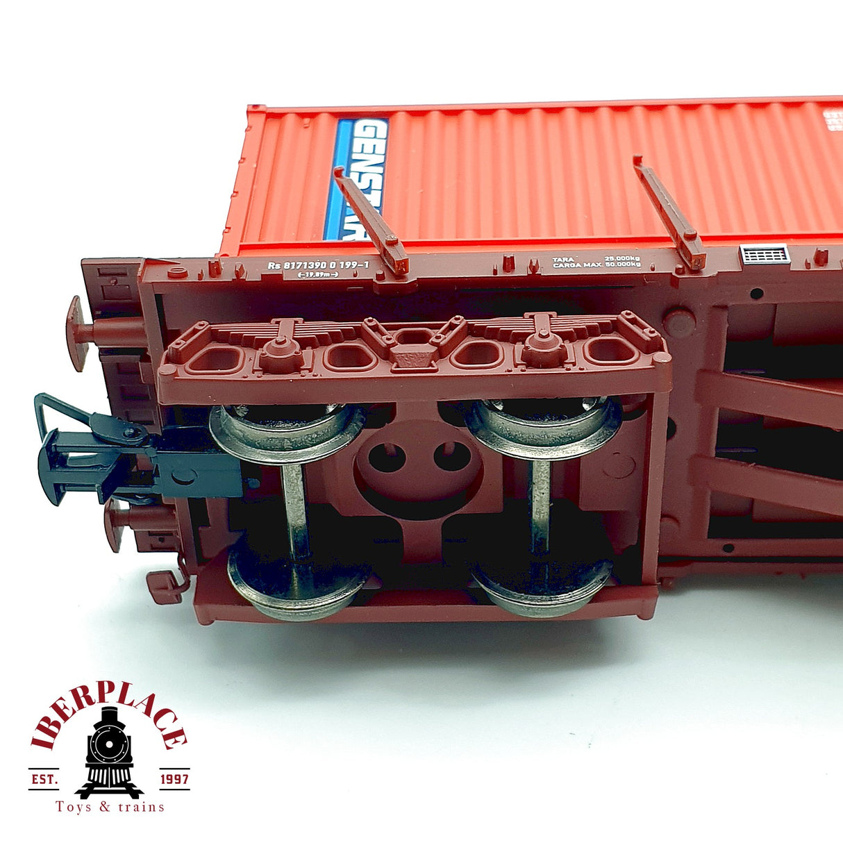 ♻️ Electrotren 5181K Vagon plataforma 3 contenedores Maersk RENFE H0 1:87 DC