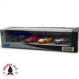 ♻️ Welly Set de coches Peugeot, Audi, Porsche, Mercedes H0 escala 1:87 E20 2/2