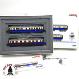 ♻️  Märklin 2881 vagones salón Kaiser KPEV tren rápido H0 escala 1:87 E21