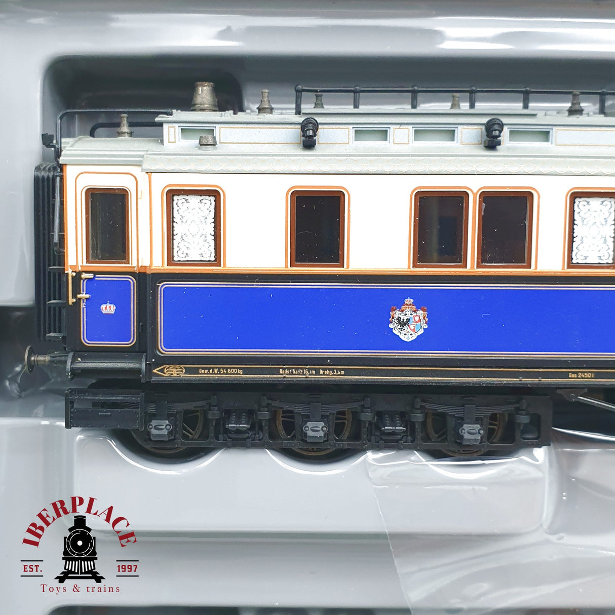 ♻️  Märklin 2881 vagones salón Kaiser KPEV tren rápido H0 escala 1:87 E21