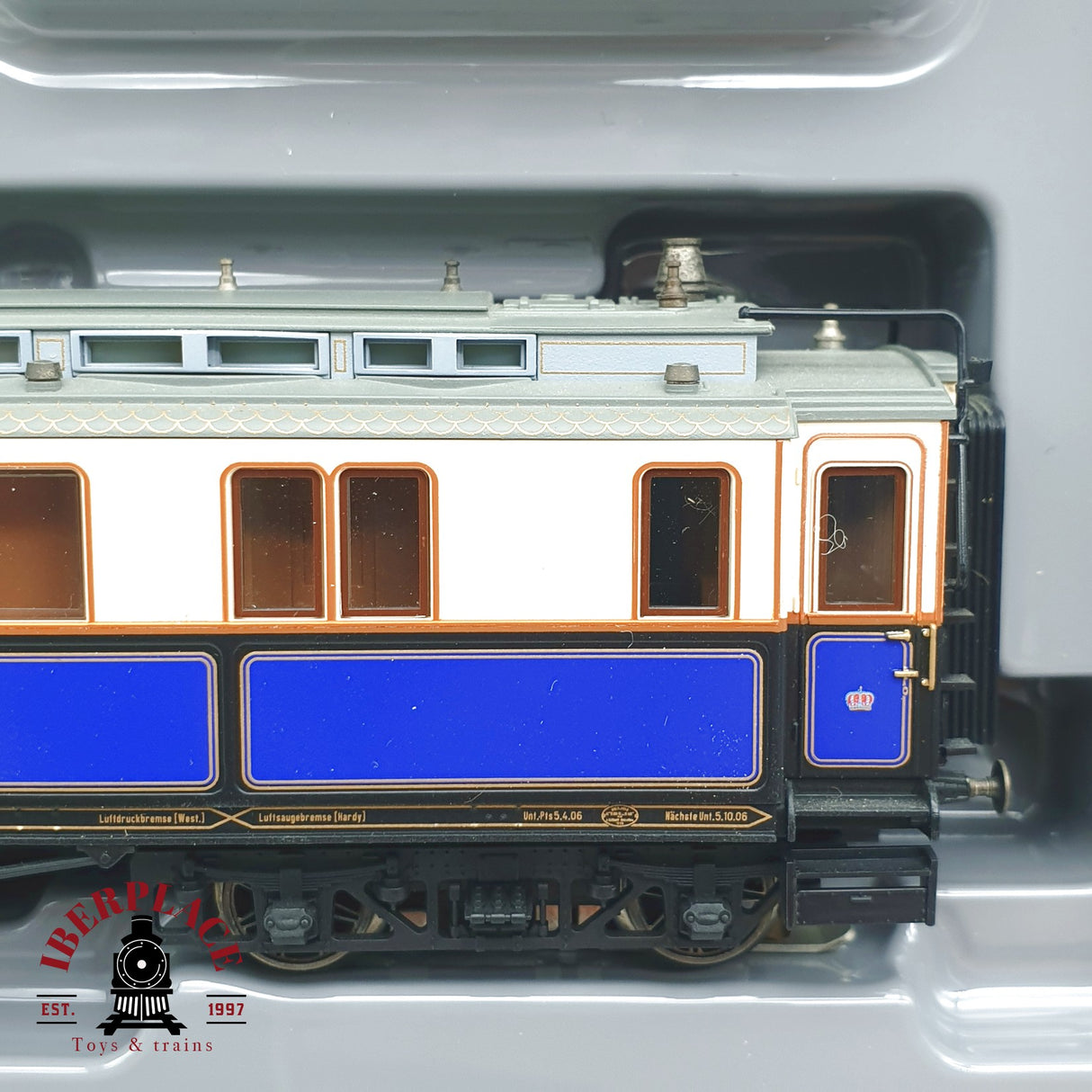 ♻️  Märklin 2881 vagones salón Kaiser KPEV tren rápido H0 escala 1:87 E21