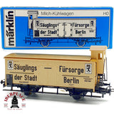 ♻️ Märklin 4781 vagón Refrigerado Garita Milch Säuglingsfürsorge Berlin AC H0 Escala 1:87