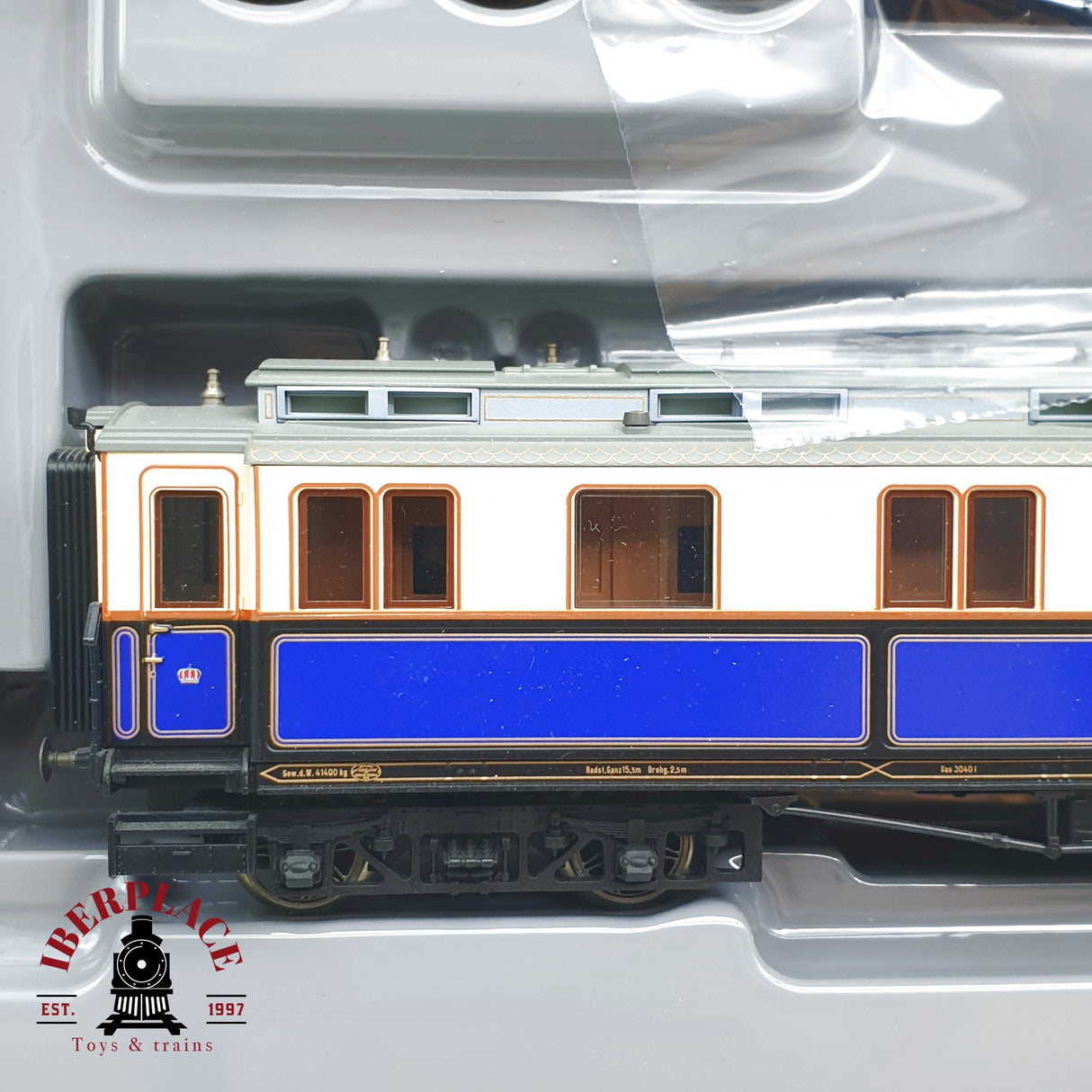 ♻️  Märklin 2881 vagones salón Kaiser KPEV tren rápido H0 escala 1:87 E21