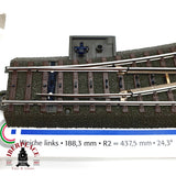 ♻️ Märklin 2x 24611 74490 Desvío a la izquierda y motor para desvío H0 escala 1:87 E20 2/4
