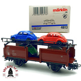 ♻️  Märklin 4613 vagón porta coches DB 433 2 001-7 H0 escala 1:87 E21
