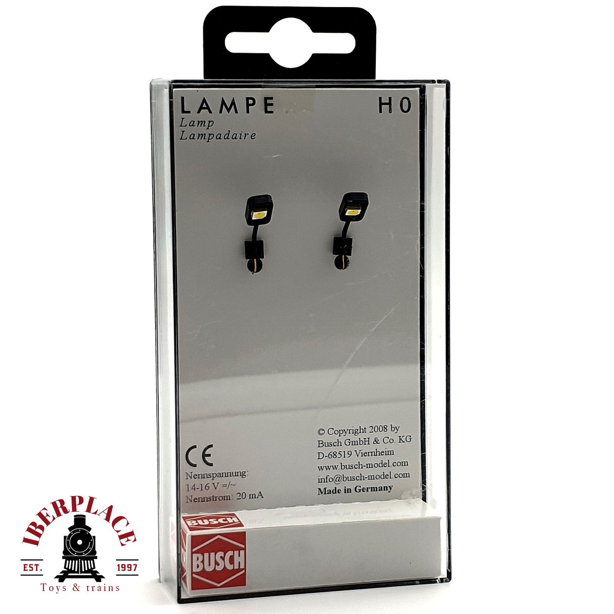♻️ Busch 4152 Lampara de pie H0 escala 1:87 E19