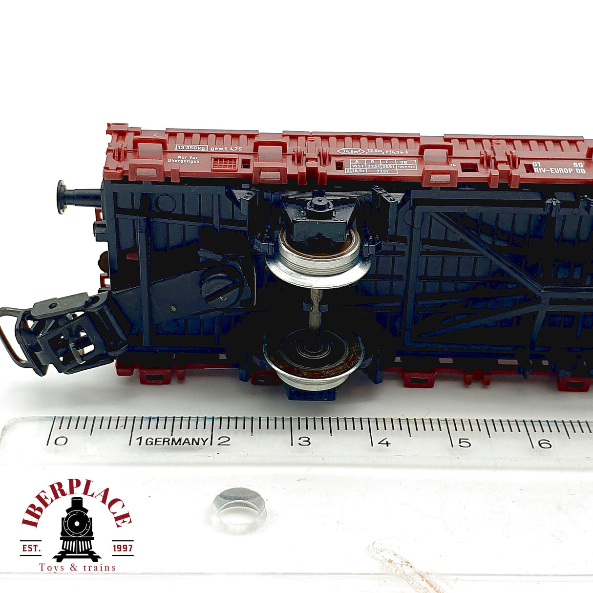 ♻️ Märklin 4694 Vagón Plataforma Tancas DB Rungenwagen Mercancías AC H0 Escala 1:87